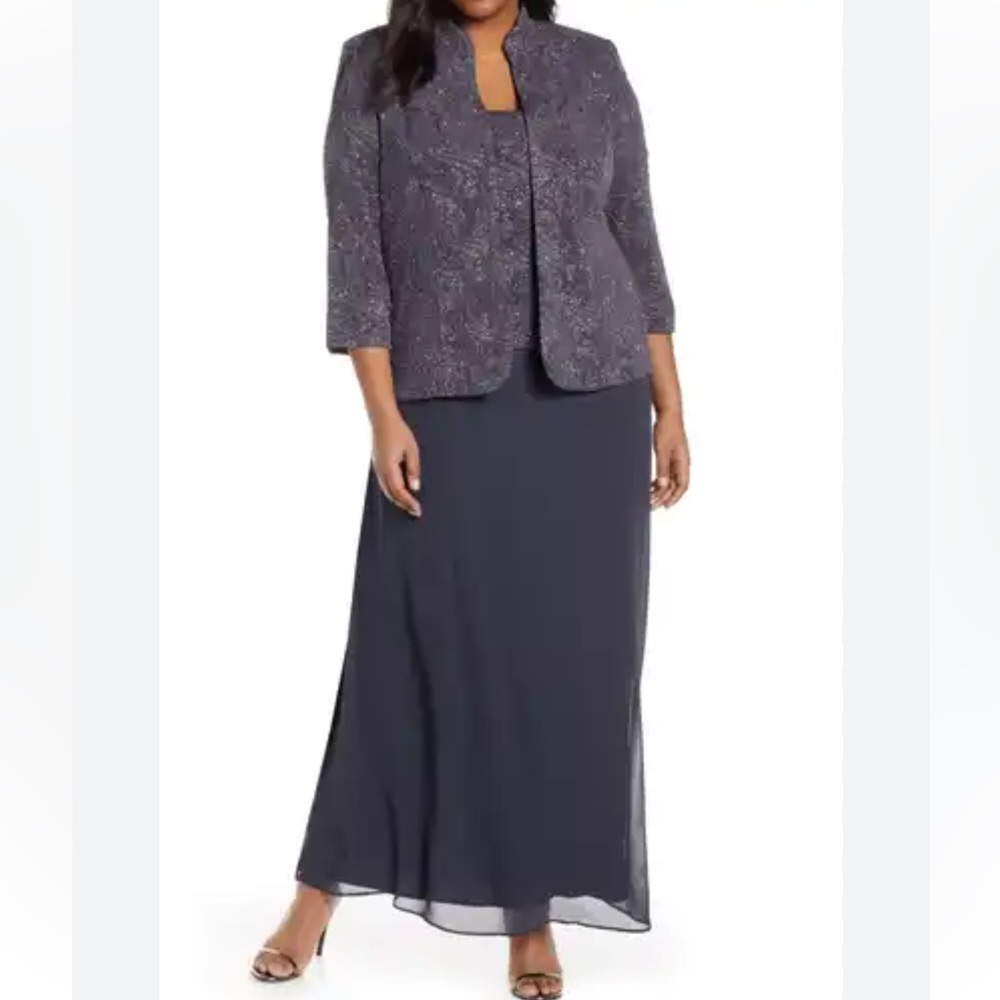 2-Piece Jacket formal Dress
